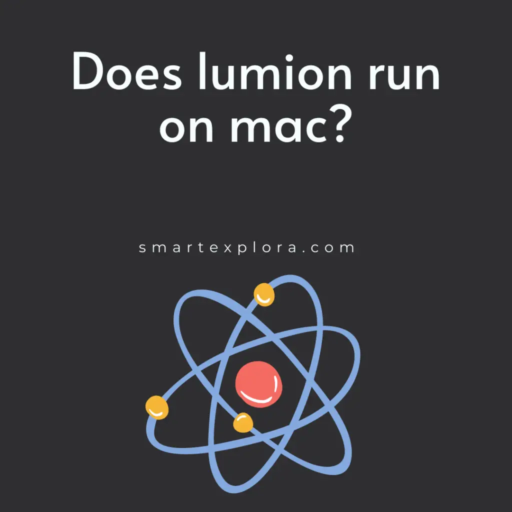 Does lumion run on mac?