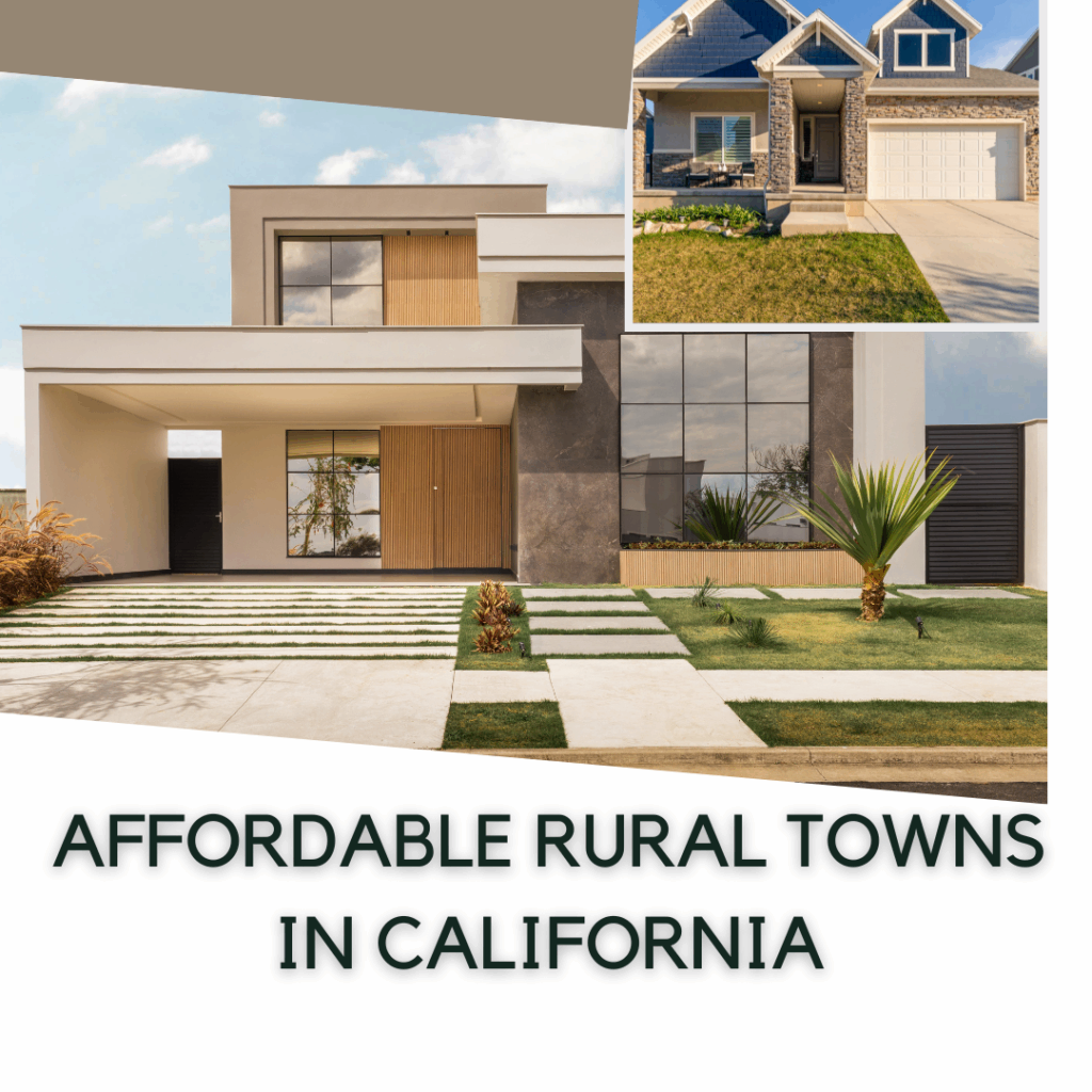 Affordable rural towns in California