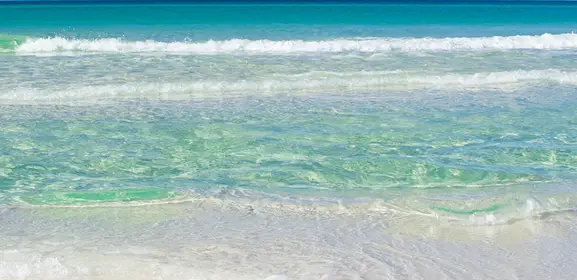 Crystal clear beaches in Florida