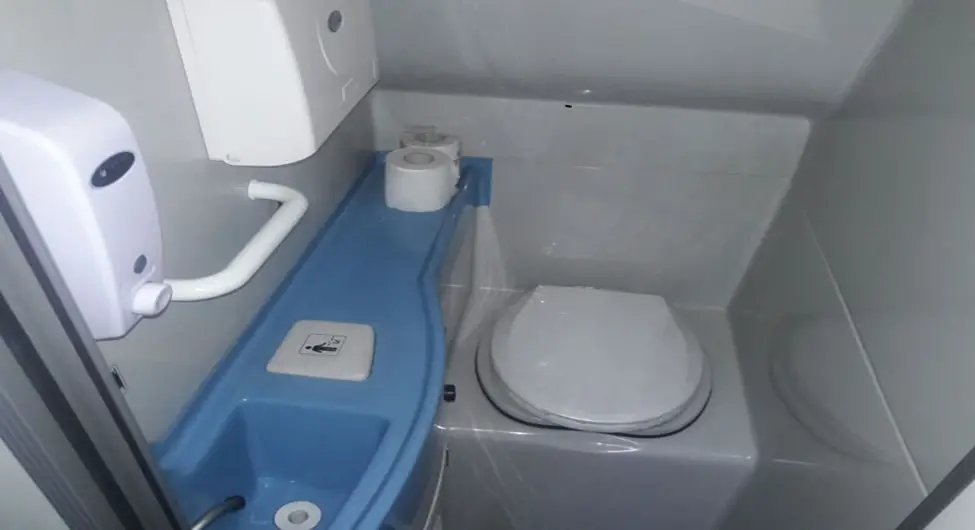 Toilets in Volvo Buses
