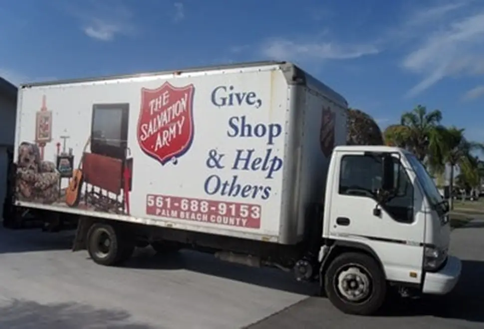 Does Salvation Army Pick Up Furniture Inside House?